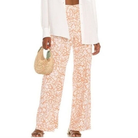 Free People Love So Right Wide-leg Cotton Pants Size 6 - Picture 2 of 11